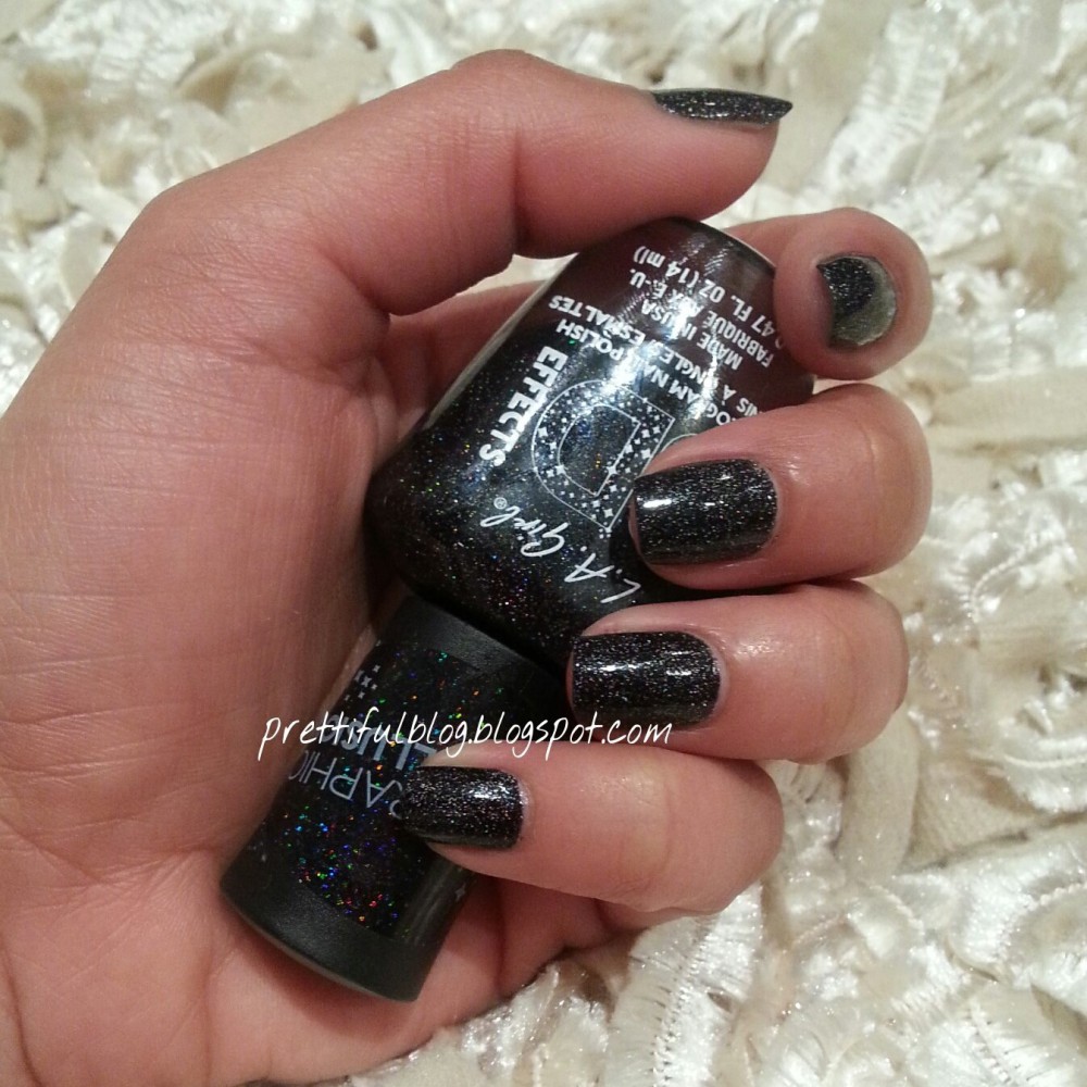 Read more about the article Mani Monday with LA Girl 3D Effects in Black Illusion!